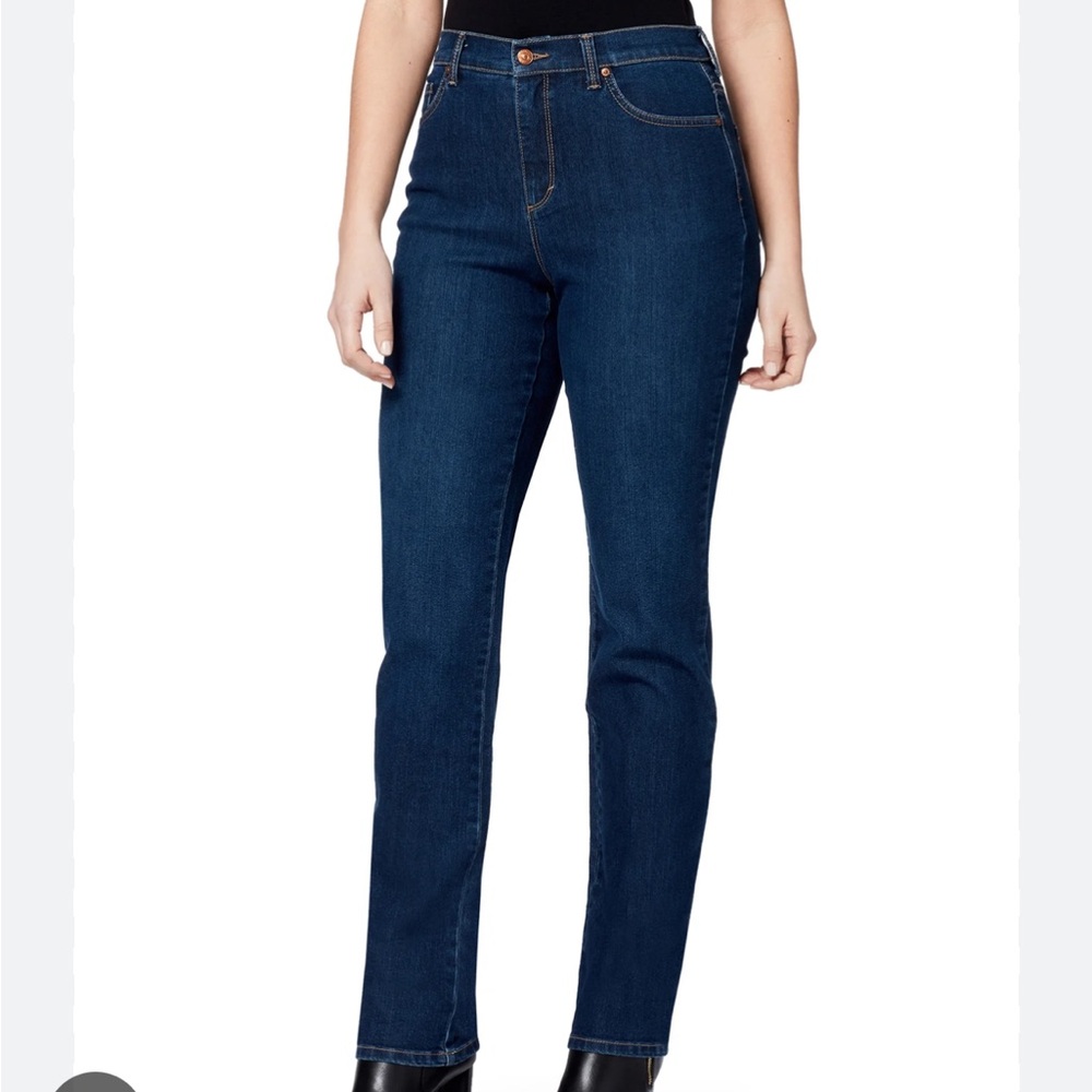 Gloria Vanderbilt Women's Dark Blue High Rise Jeans